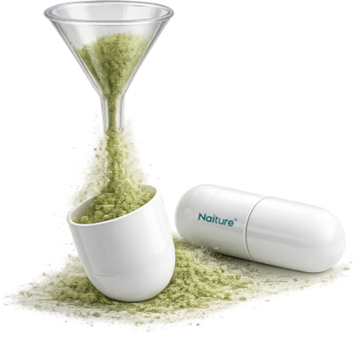 Naiture longevity capsule and hourglass